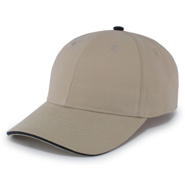 Brushed Twill Cap With Sandwich Bill Thumbnail