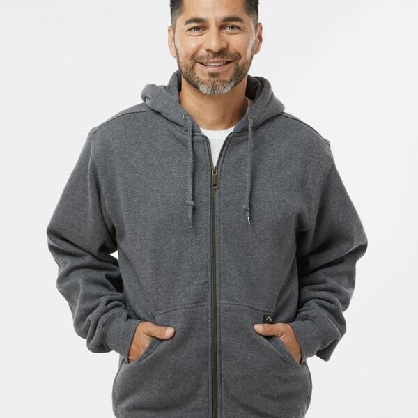 Men's Crossfire Heavyweight Power Fleece Hooded Jacket with Thermal Lining Thumbnail