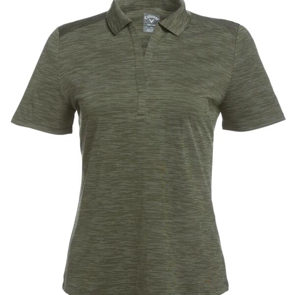 CALLAWAY BROKEN STRIPE TEXTURE LADIES' POLO Thumbnail
