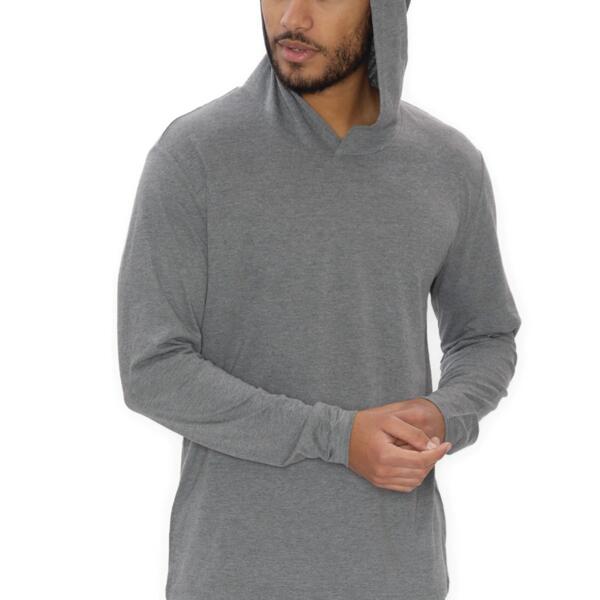 KOI® ELEMENT TRIBLEND LONG SLEEVE HOODED TEE Thumbnail
