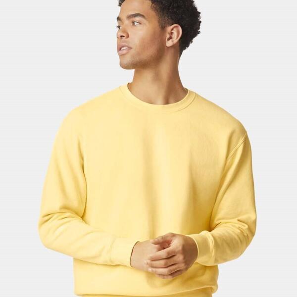 Unisex Garment-Dyed Lightweight Fleece Crewneck Sweatshirt Thumbnail