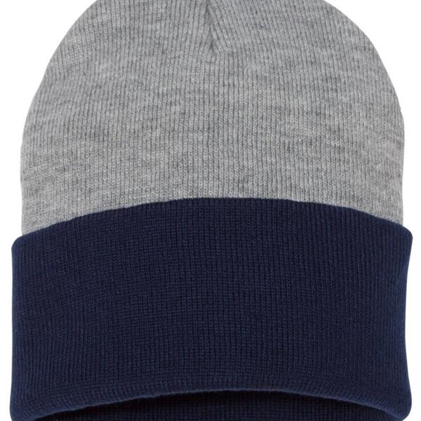 12" Color Blocked Cuffed Beanie Thumbnail