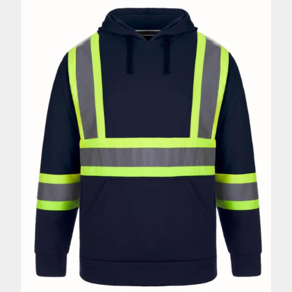 L01375 - Long Haul - Adult Hi-Vis Pullover Hooded Sweatshirt Thumbnail