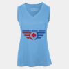 Pro Team Sleeveless V-Neck Ladies' Tee Thumbnail