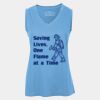 Pro Team Sleeveless V-Neck Ladies' Tee Thumbnail